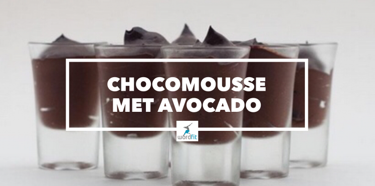 Chocomousse met avocado WordFit.be