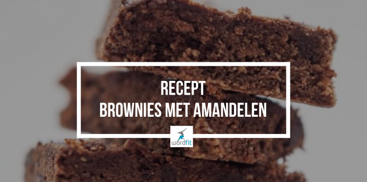 Recept Brownies met amandelen WordFit 