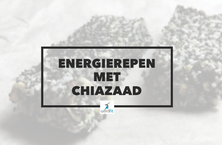 Energierepen met chiazaad, kokos en noten WordFit Gezond leren eten