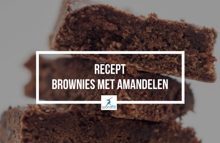 Recept Brownies met amandelen WordFit 