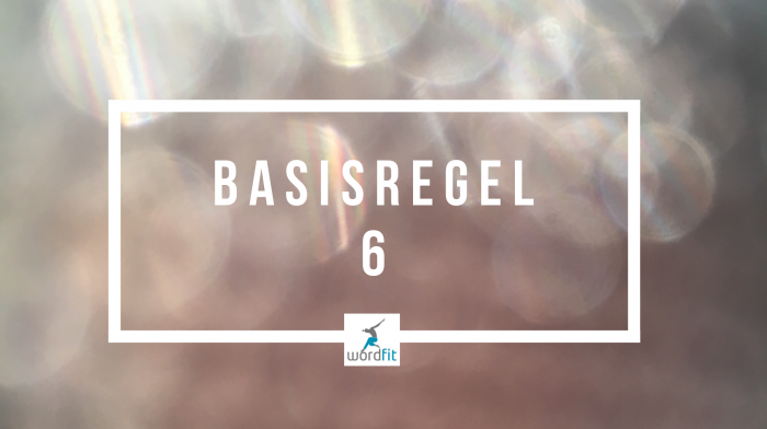 Basisregel 6 van het WordFit-voedingsplan