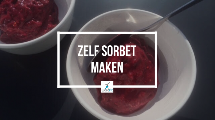 Zelf sorbet maken WordFit.be