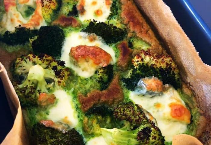 Recept broccoli mozzarella-taart WordFit Online lifecoaching voor een leven vol goesting en energie