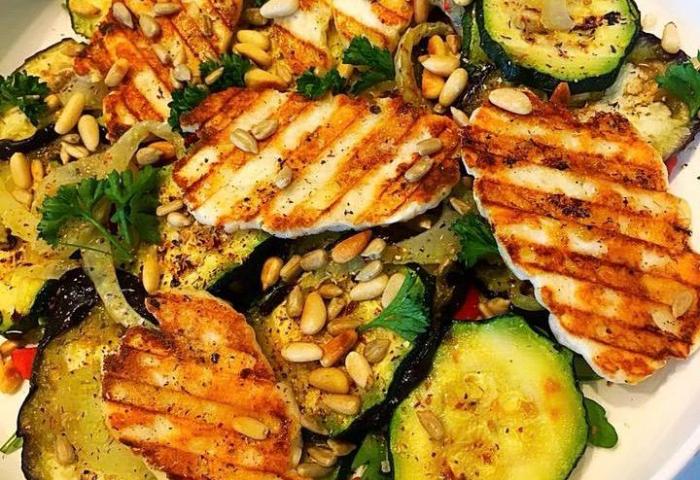 Recept Warme salade met grillkaas WordFit Lifecoaching